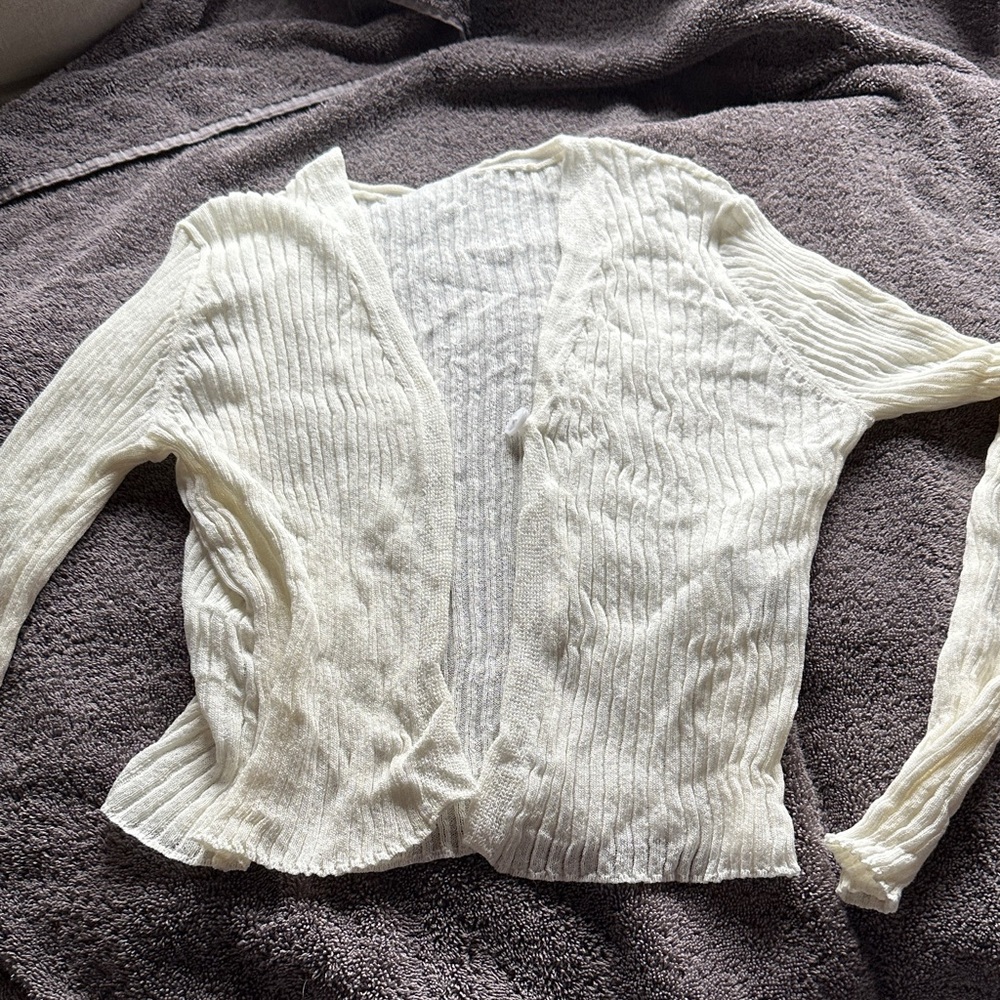 Elegant White Women's Sweater
